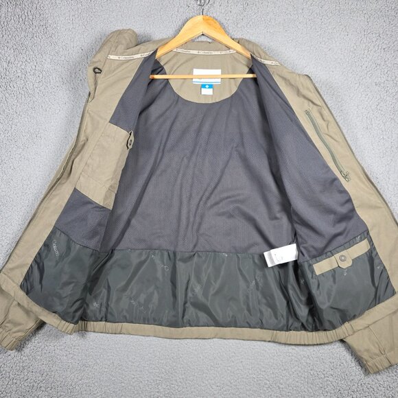 Columbia Jacket Mens Size Large Field Bomber Full Zip Northway Mesh Lined Vented - Picture 5 of 10